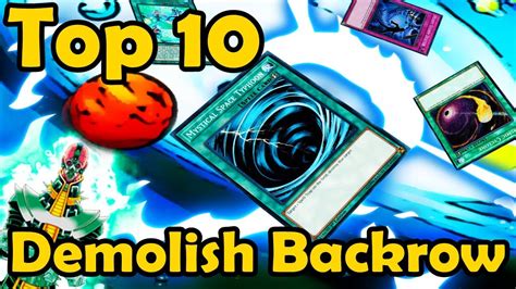 Top 10 Cards Which Demolish Backrow In Yugioh Youtube