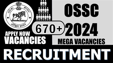 Ossc Recruitment Notification Out For Vacancies Check Posts