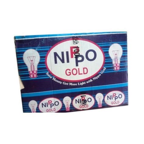 White Energy Efficient Long Lifespan Nippo Gold Led Bulb For Domestic