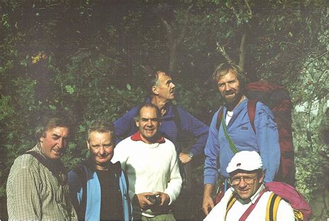 The Gang/about 1989..Shepards crag.L to R .The late Jim Douglas,the ...