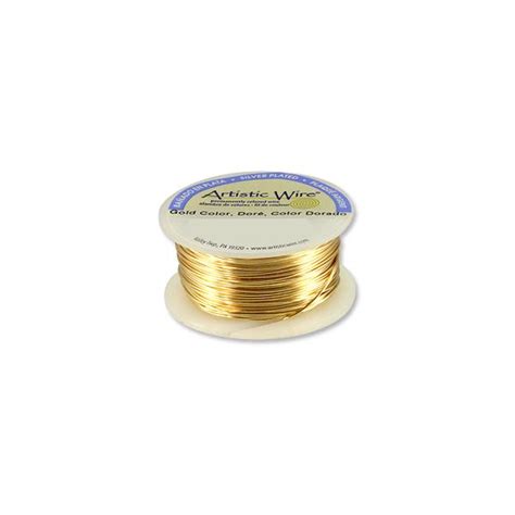 Artistic Wire Gold Color Silver Plated 26ga 15 Yd