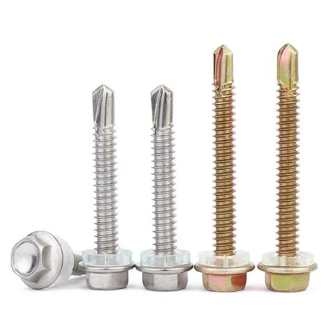 China Hex Head Roofing Self Drilling Screw Suppliers Manufacturers