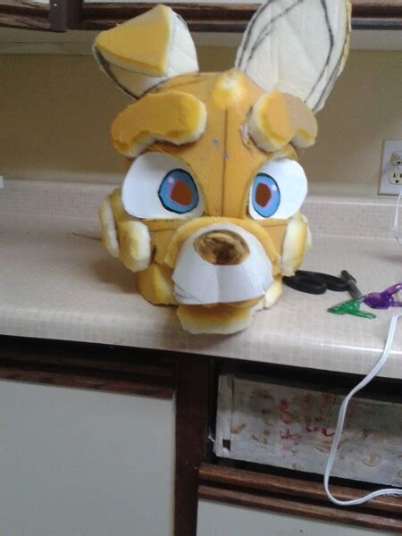 First Fursuit Head Re Foamed Chihuahua Wip By Bellafluffypuppy Fur