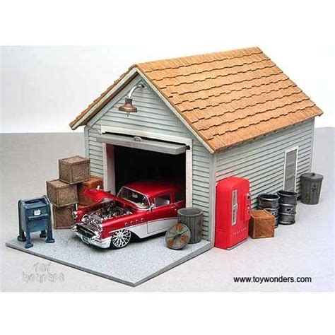 American Diorama Buildings Garage Building 1 24 Scale 15808