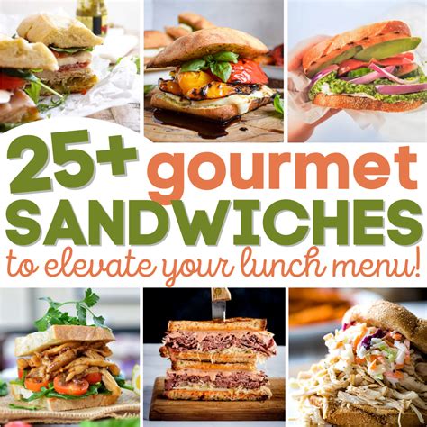 Over Gourmet Sandwich Ideas