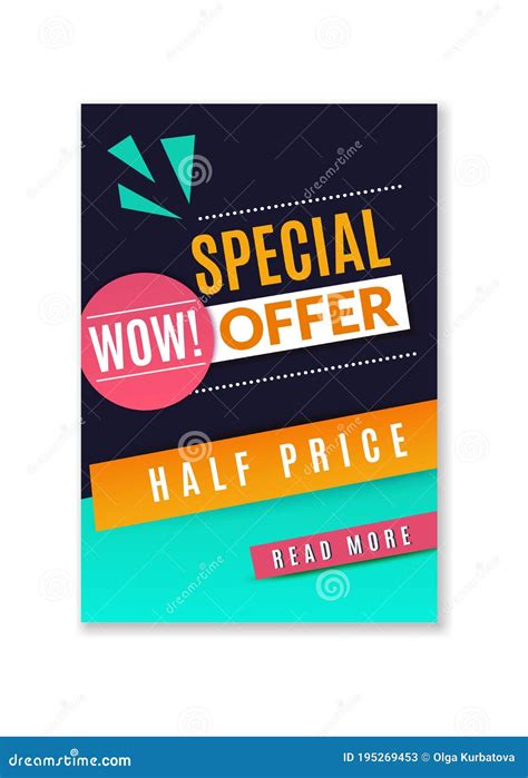 Special Offer Discount Poster Promotional Fashion Premium Product