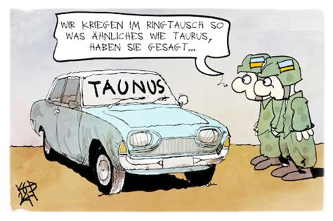 Taunus Statt Taurus Von Kostas Koufogiorgos Politik Cartoon TOONPOOL