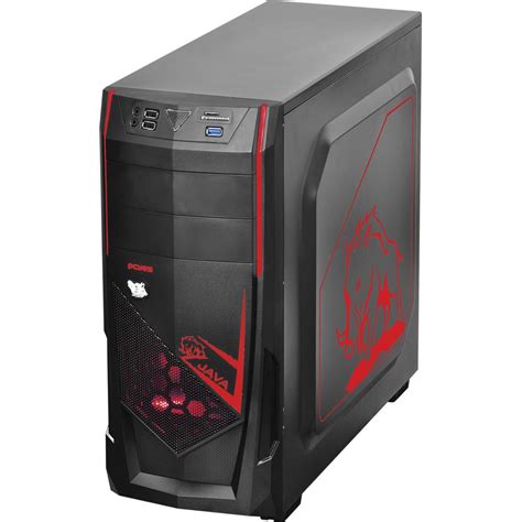 Gabinete Gamer Baias Pto Vermelho Java Pcyes