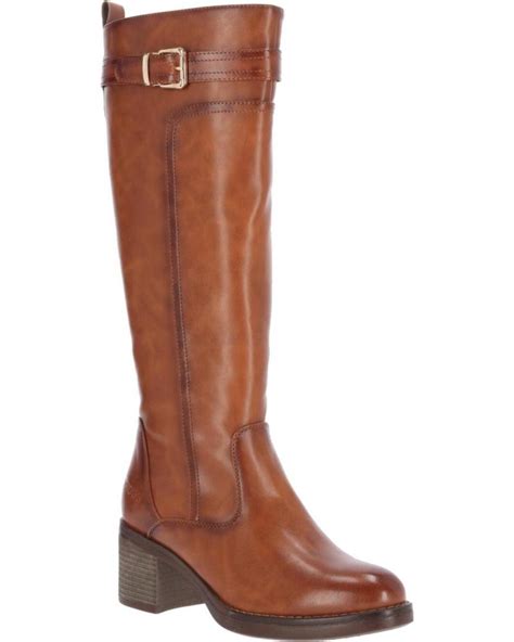 Botas De Mujer CHIKA10 MONNA 02 CUERO TAN