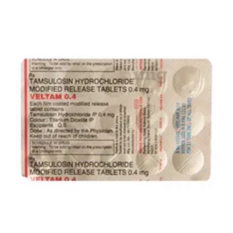 Veltam Tamsulosin Tablet At Rs 171strip Tamsulosin Tablet In