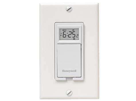 Honeywell Rpls A U Day Programmable Light Switch White