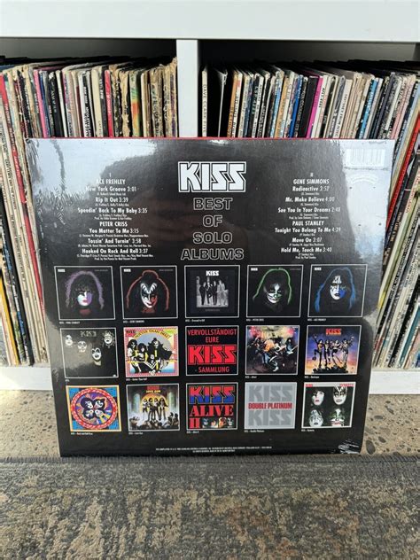 Kiss Best Of Solo Albums White Black Splatter G Vinyl Lp German