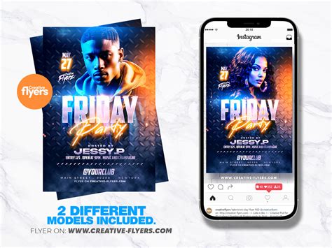 Friday Party Flyer Design To Personalize Creative Flyers