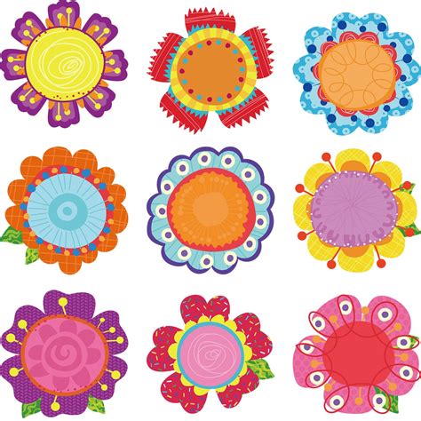 Buy Flowers Cut Outs Springtime Blooms Cutouts Versatile Colorful