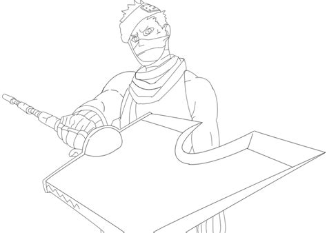 Lineart De Zabuza Momochi By Meegaassasin On Deviantart