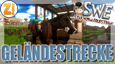 ERSTE GELÄNDESTRECKE MINECRAFT PFERDE STAR WORM EQUESTRIAN