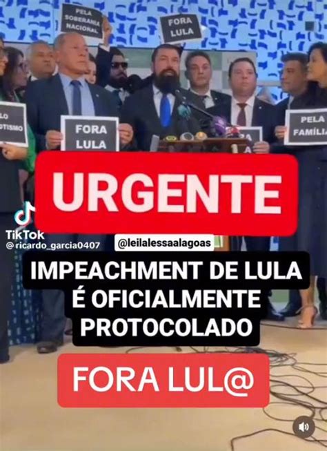 Urgente Pedido De Impeachment De Lula É Protocolado Cos Tv