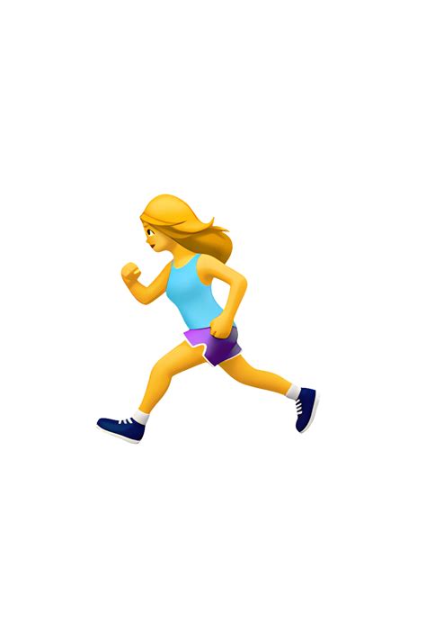 🏃‍♀️ Woman Running Emoji Desain