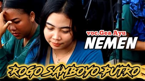 Lagu Viral NEMEN Voc Gea Ayu Versi Jaranan Rogo Samboyo Putro Lagu