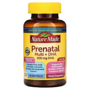 Nature Made Prenatal Multi Dha Softgels T T Cho M B U