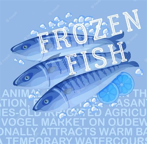 Premium Vector Frozen Mackerel Fish Illustration Fresh Fish Vector