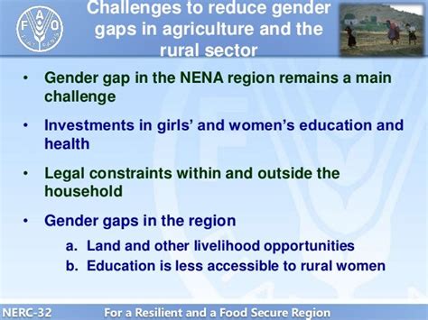 Addressing The Gender Gap In Agriculture And The Rural Sector In The