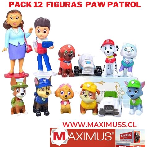 Ripley Pack Figuras De Paw Patrol Pvc Duro