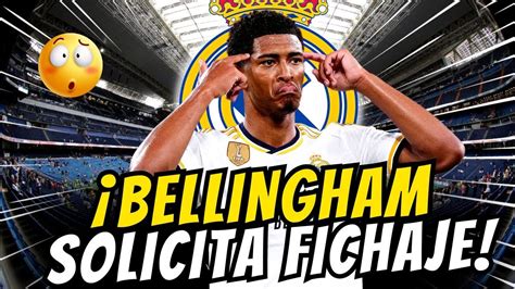 Sorprendente Jude Bellingham Quiere Un Traspaso Al Madrid Noticias