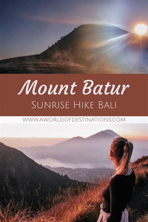 Mount Batur Sunrise Trekking The Ultimate Bali Adventure