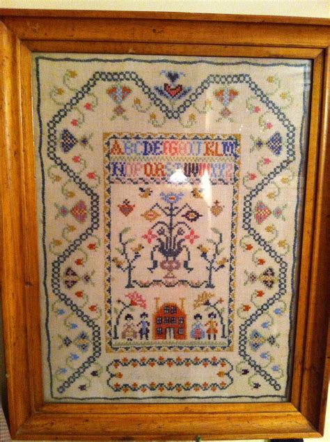 Antique Sampler Cross Stitch Cross Stitch Sampler Patterns Cross