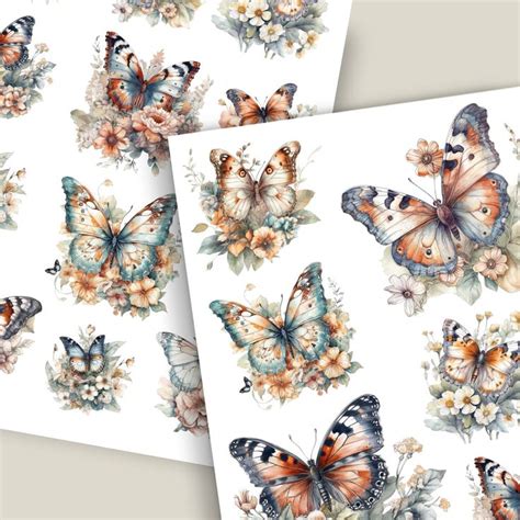 Vintage Butterflies Rub On Transfer In 2024 Rub On Transfers Vintage