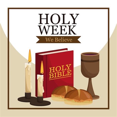 Premium Vector Holy Week Catholic Tradition