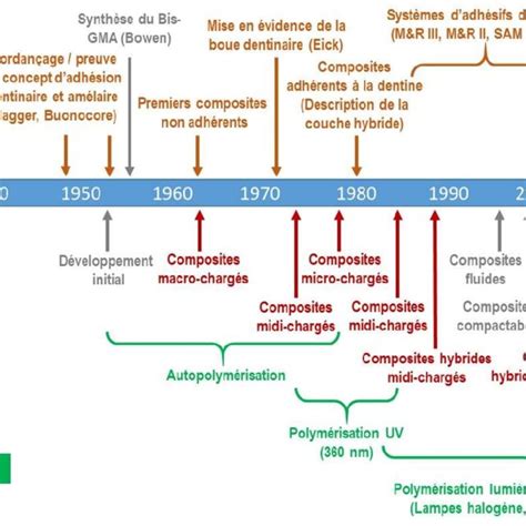 Evolution au cours du temps des matériaux pour la restauration