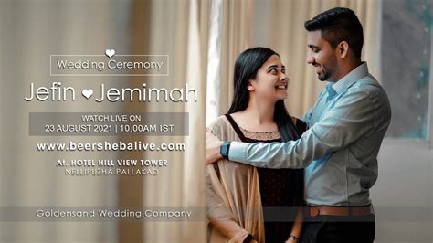 JEFIN JEMIMAH WEDDING CEREMONY GOLDENSAND WEDDING COMPANY