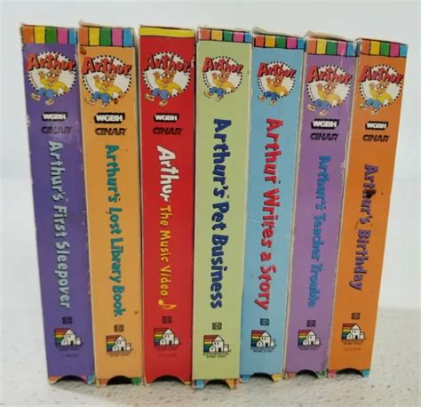 Lot Of Vhs Tapes Arthur S Birthday First Sleepover Pet Business