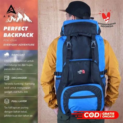 Jual Argl Tas Ransel Keril Gunung Pria Kapasitas L Tas Carrier