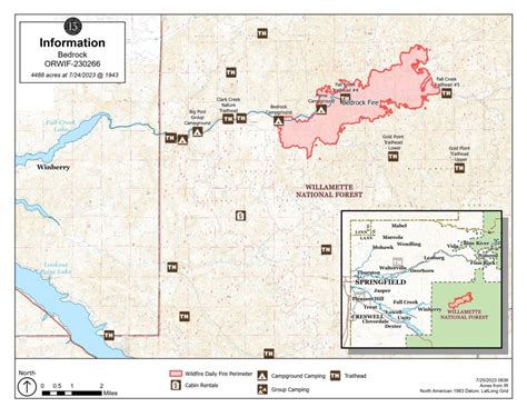 Bedrock Fire continues to grow in Fall Creek area