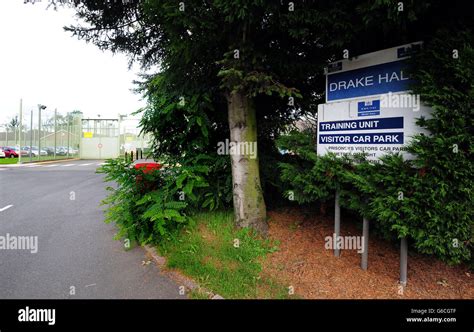 General view of Drake Hall prison, Eccleshall, Staffordshire where ...