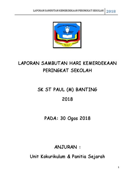 Laporan Sambutan Hari Kemerdekaan Peringkat Sekolah Pdf