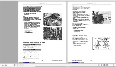 Yanmar Sub Compact Tractor SC2400 Operator S Manual CY0A041 U00201