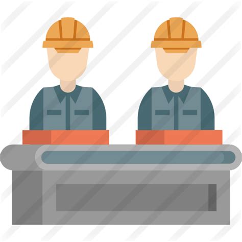 People Illustration Line Conversation Construction Worker Team Headgear