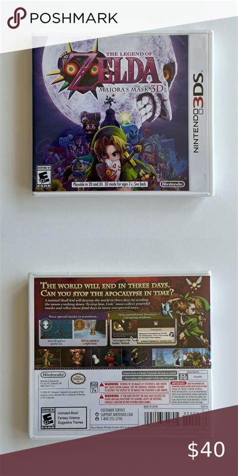 Nintendo 3ds The Legend Of Zelda Majoras Mask 3d Brand Newsealed Nintendo 3ds Legend