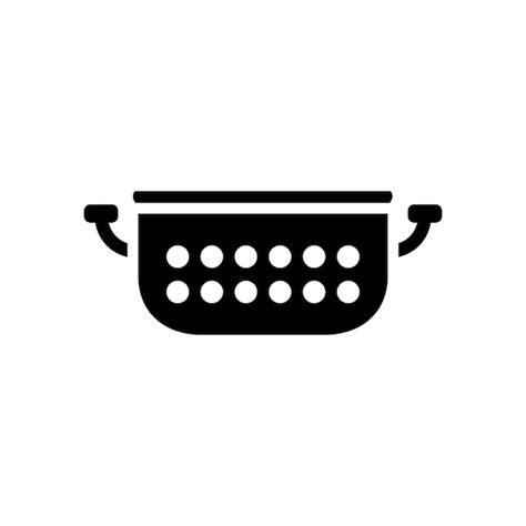 Premium Vector Colander Strainer Icon Vector Template Logo Trendy