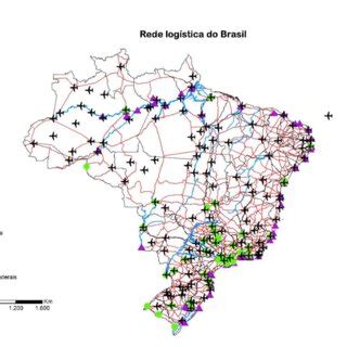 Rede logística brasileira Download Scientific Diagram