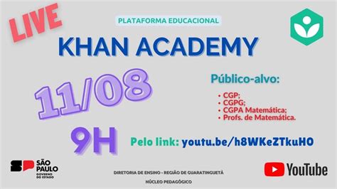 Plataforma Educacional de Matemática Khan Academy YouTube