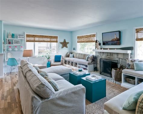 20 Beautiful Beach House Living Room Ideas