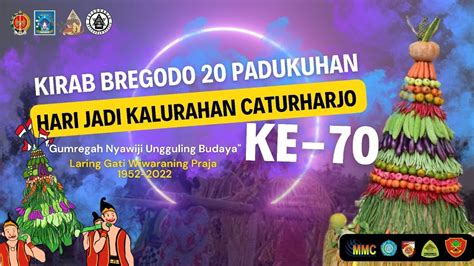 Kirab Bregodo Merti Desa Kalurahan Caturharjo Youtube