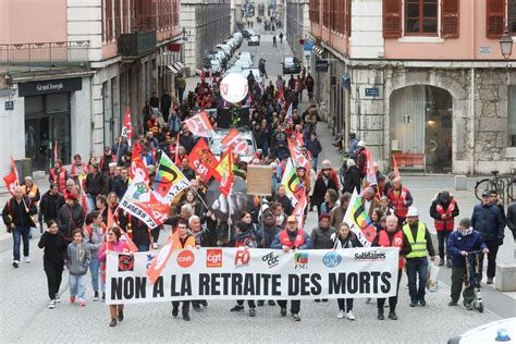 Réforme des retraites Manifs en Pays de Savoie en net recul 5 000