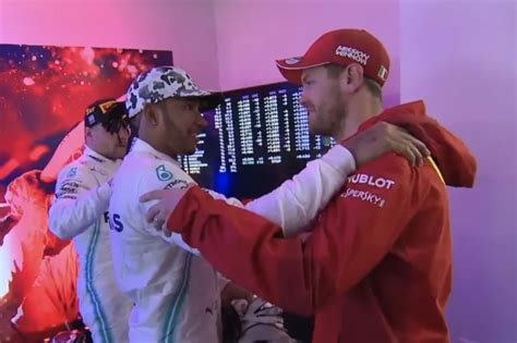 Sebastian Vettel Praised For Classy Lewis Hamilton Gesture After Us