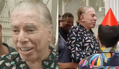 VÍDEO Silvio Santos faz rara aparição em festa de aniversário surpresa